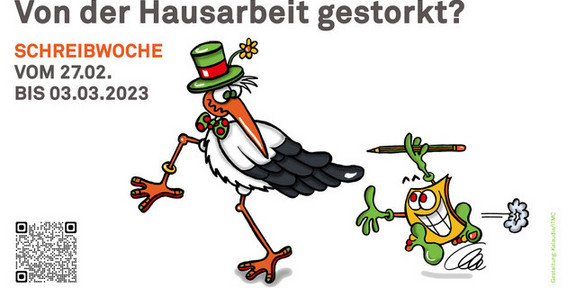 Werbung zur Schreibwoche der Schreibwerkstatt