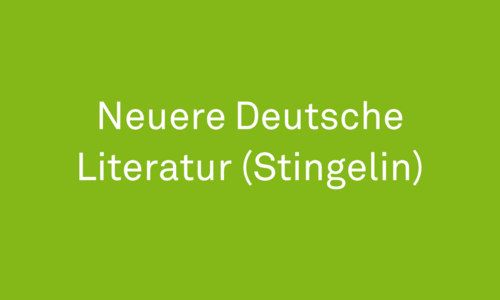 Neuere Deutsche Literatur (Stingelin)
