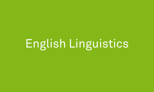English Linguistics