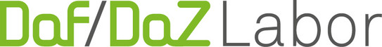 Logo mit dem Schriftzug DaF/DaZ Labor