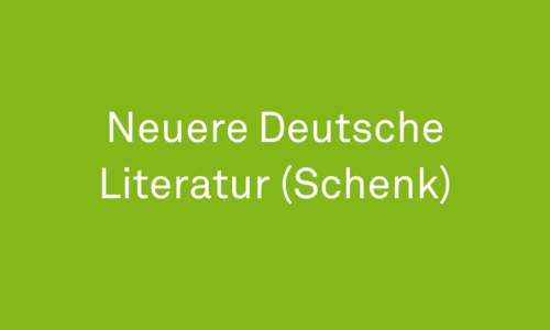Neuere deutsche Literatur Schenk
